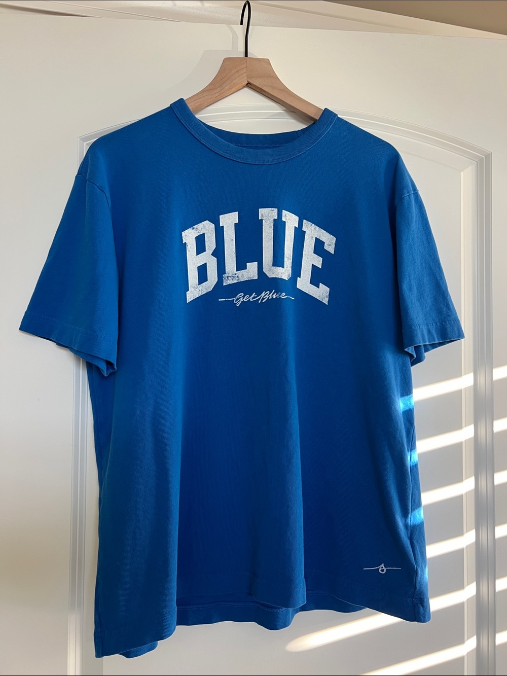 Gap Blue Graphic Crewneck T-Shirt